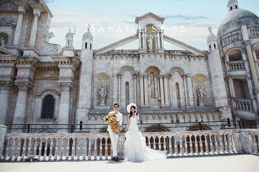 托斯卡纳欧式城堡婚纱照             ／           深圳婚纱摄影工作室瑪莎莉莉出品