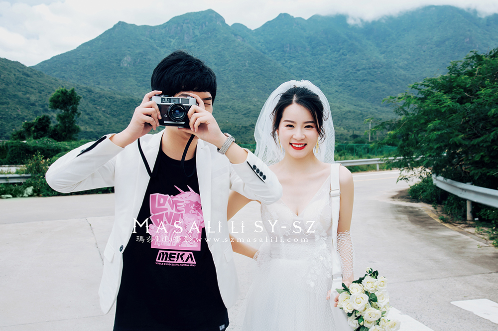 谢先生&肖小姐夫妇旅拍小清新婚纱照                      深圳婚纱摄影玛莎莉莉出品 