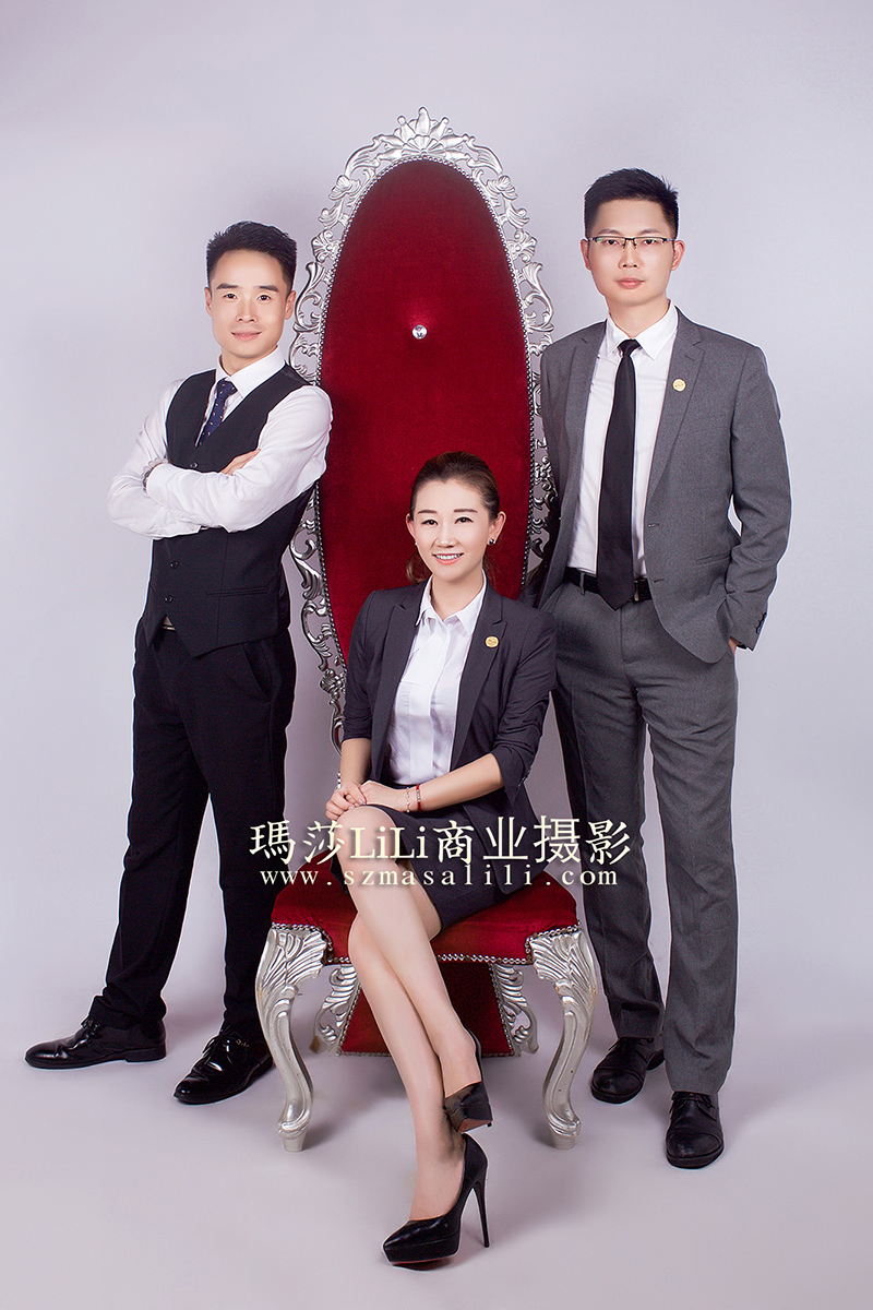 深圳平安团队照拍摄公司企业老总经理个人白领商业形象照定制拍摄