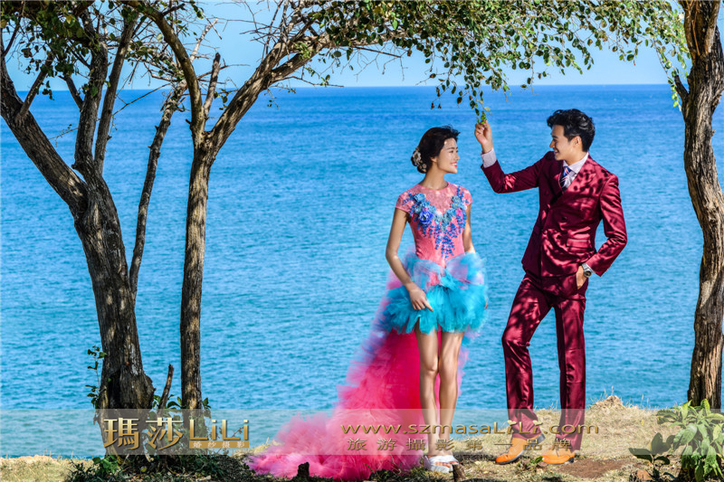 巴厘岛海滩婚纱照&爱在旅途蜜月婚纱照海外旅游婚纱摄影