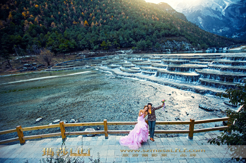 丽江蓝月谷、旅游婚纱摄影