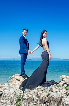 李先生&许小姐夫妇深圳杨梅坑海景j欧洲小镇婚纱照分享