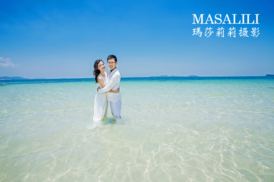 刘先生&高小姐浪漫婚纱照                                                                                     深圳的马尔代夫海景婚纱照深圳玫瑰小镇摄影基地