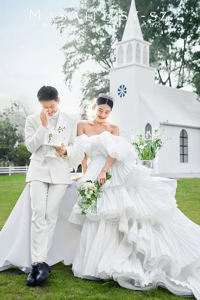 北欧教堂                深圳婚纱摄影教堂婚礼欧式教堂婚纱照